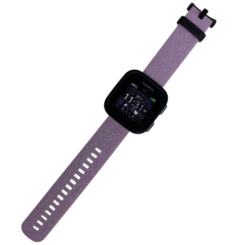 Garmin Bounce Kids Smartwatch LTE GPS Purple Lilac EUC Watch Running Swimming